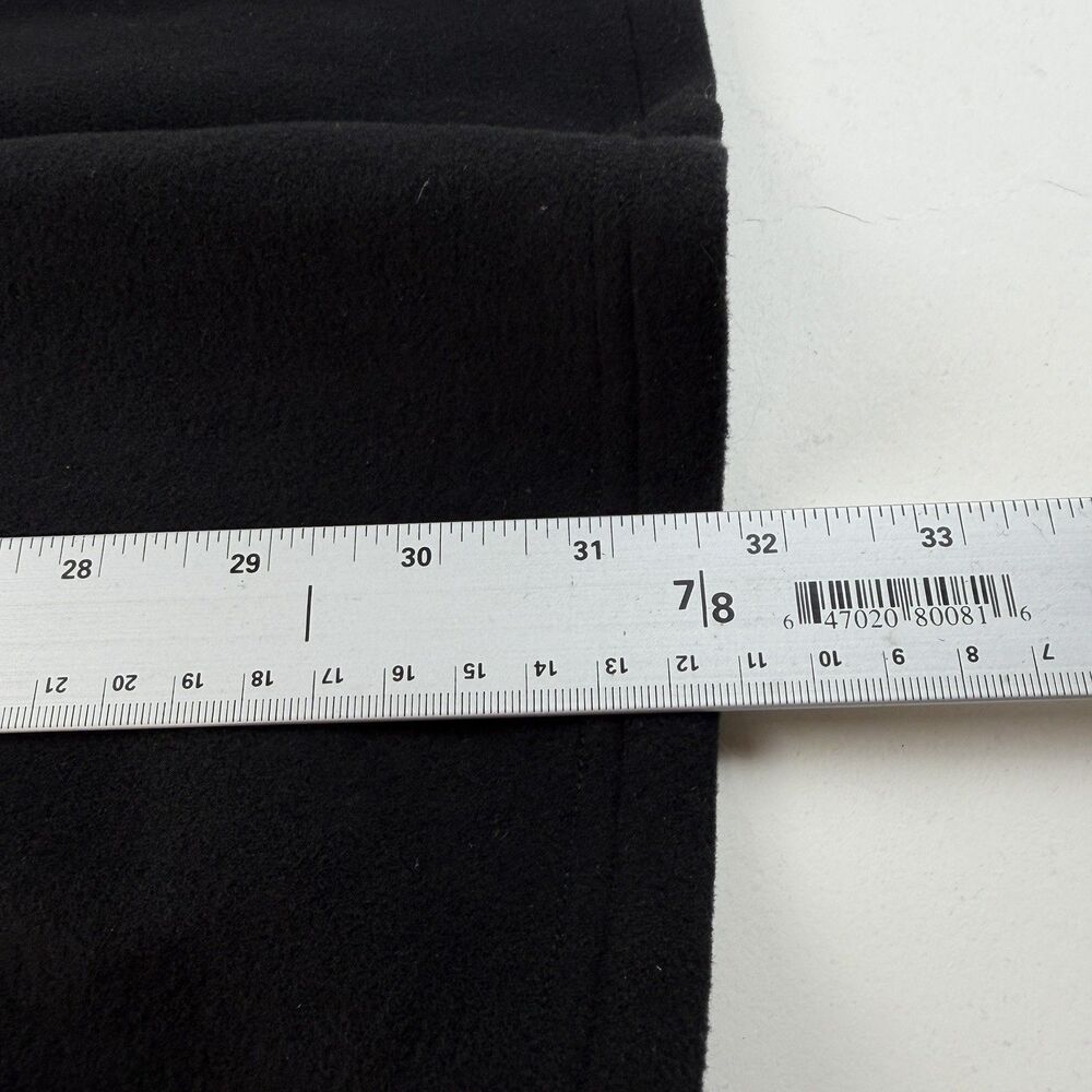OGL Midi A-line Skirt Womens S Black Thick FuzzLuxe Essential Minimalist Cozy - Picture 8 of 10
